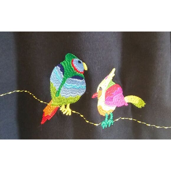 Breckenridge Grandma Core, embellished parrot, XL, Beaded shirt - Picture 7 of 8